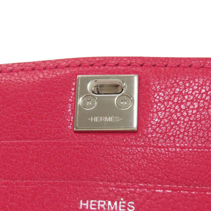 HERMES Medor SilverHardware Card Case Calf Ladies [Used]