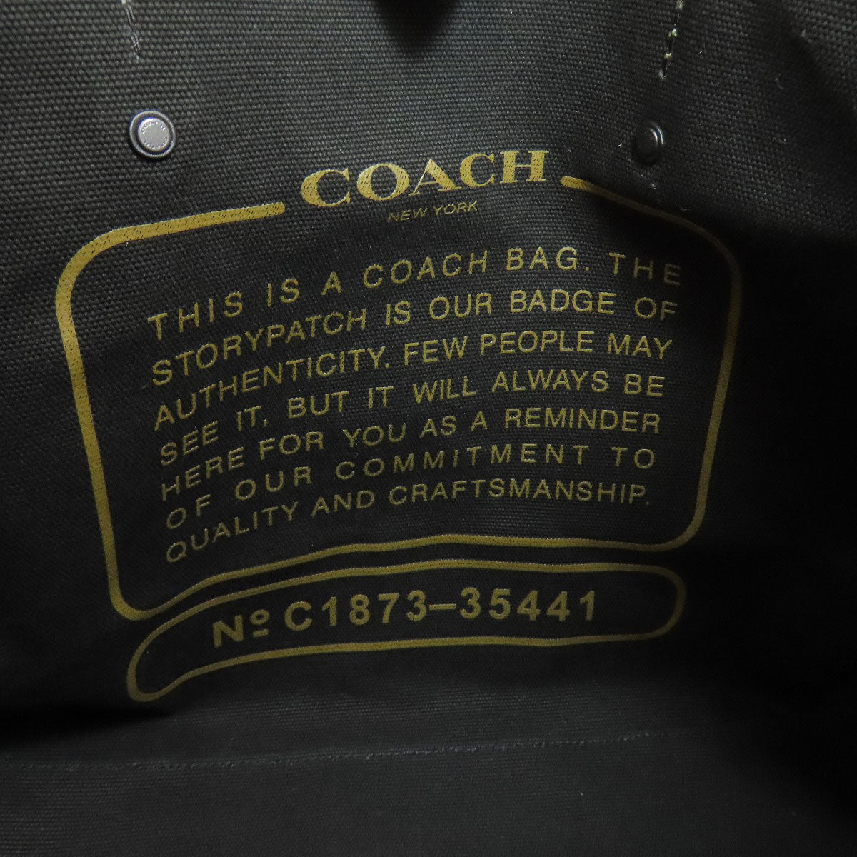 COACH 35441 Rexy and Carriage Tote Bag Canvas Ladies [Used]