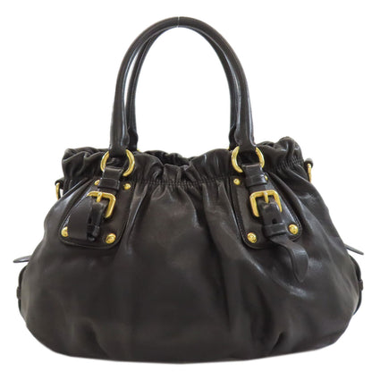 PRADA 2WAY Handbag Leather Ladies [Used]