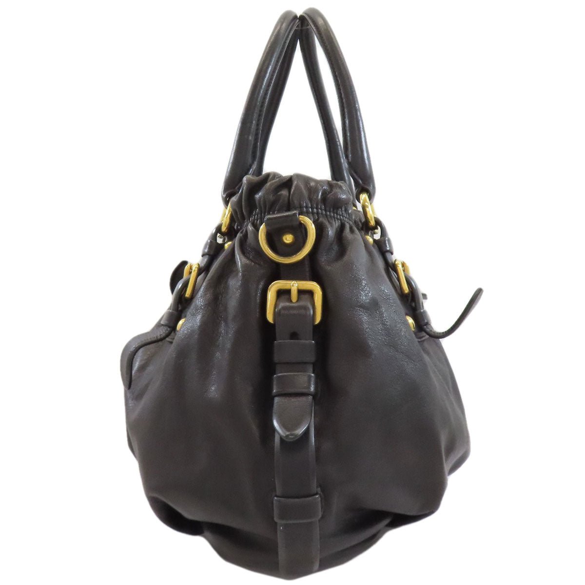 PRADA 2WAY Handbag Leather Ladies [Used]