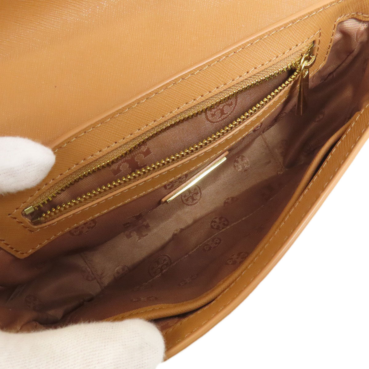 Tory Burch ChainShoulder Shoulder Bag Leather Ladies [Used]