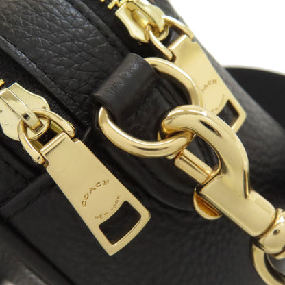 COACH F75818 Hose and carriage Shoulder Bag Leather Ladies [Used]