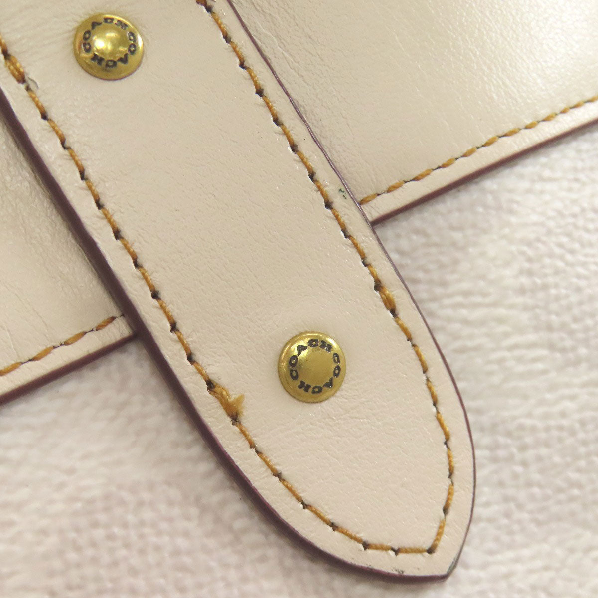 COACH C4804 Rexy Signature 2WAY Handbag PVC LeatherLadies [Used]