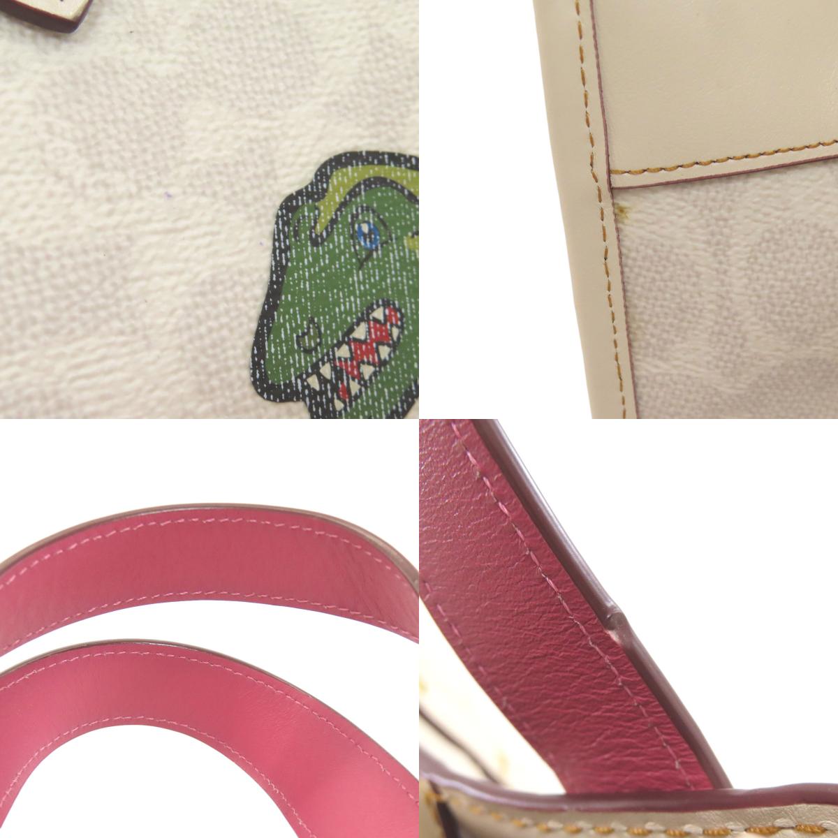 COACH C4804 Rexy Signature 2WAY Handbag PVC LeatherLadies [Used]