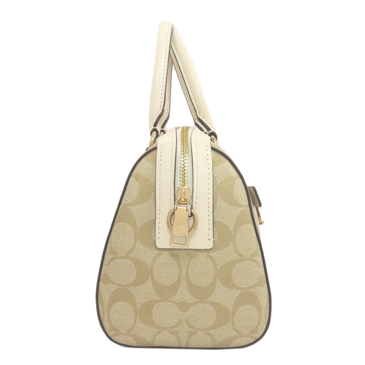 COACH F83607 Rowan Satchel Signature 2WAY Handbag PVC LeatherLadies [Used]