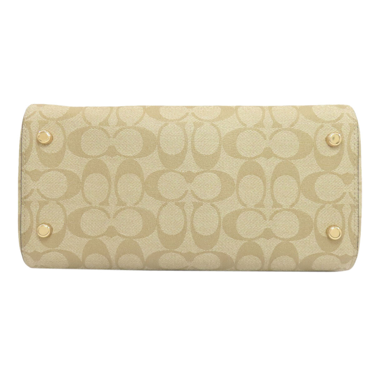 COACH F83607 Rowan Satchel Signature 2WAY Handbag PVC LeatherLadies [Used]