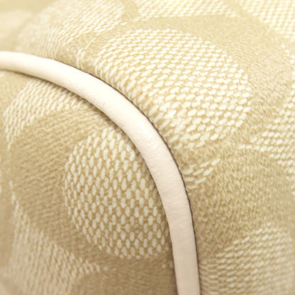 COACH 32203 Rowan Satchel Signature 2WAY Handbag PVC LeatherLadies [Used]