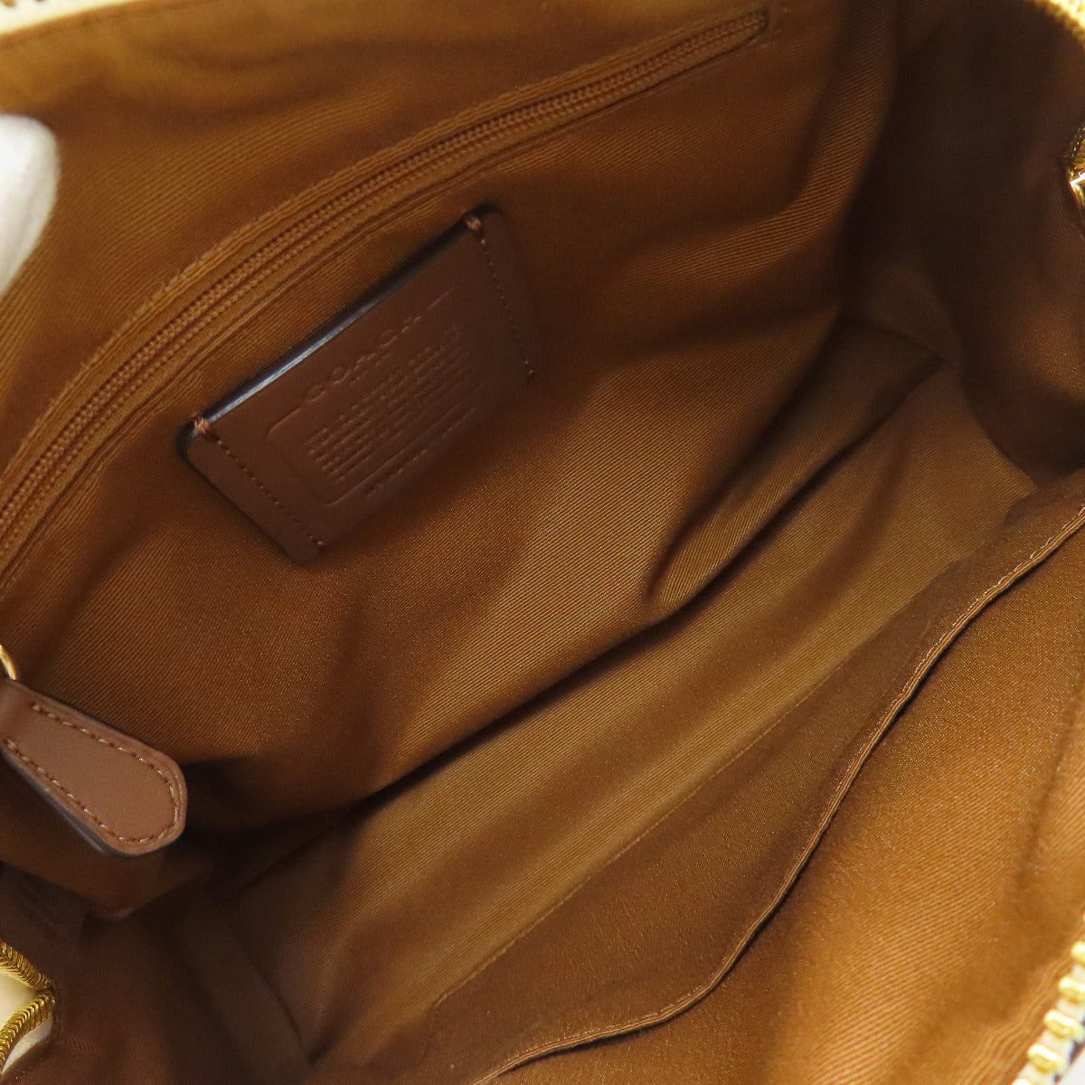 COACH 32203 Rowan Satchel Signature 2WAY Handbag PVC LeatherLadies [Used]