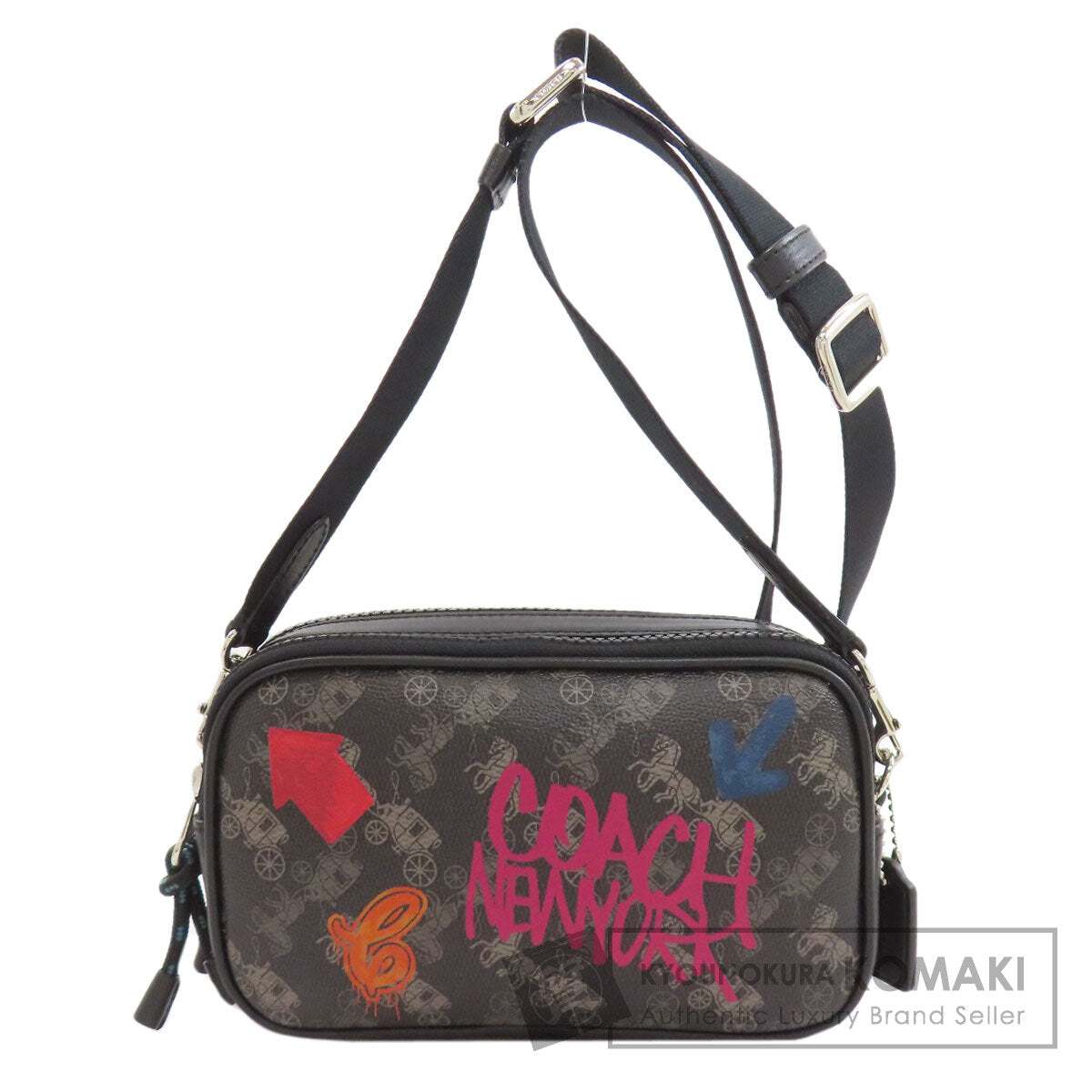 COACH F84640 Long shoulder Shoulder Bag PVC Ladies [Used]