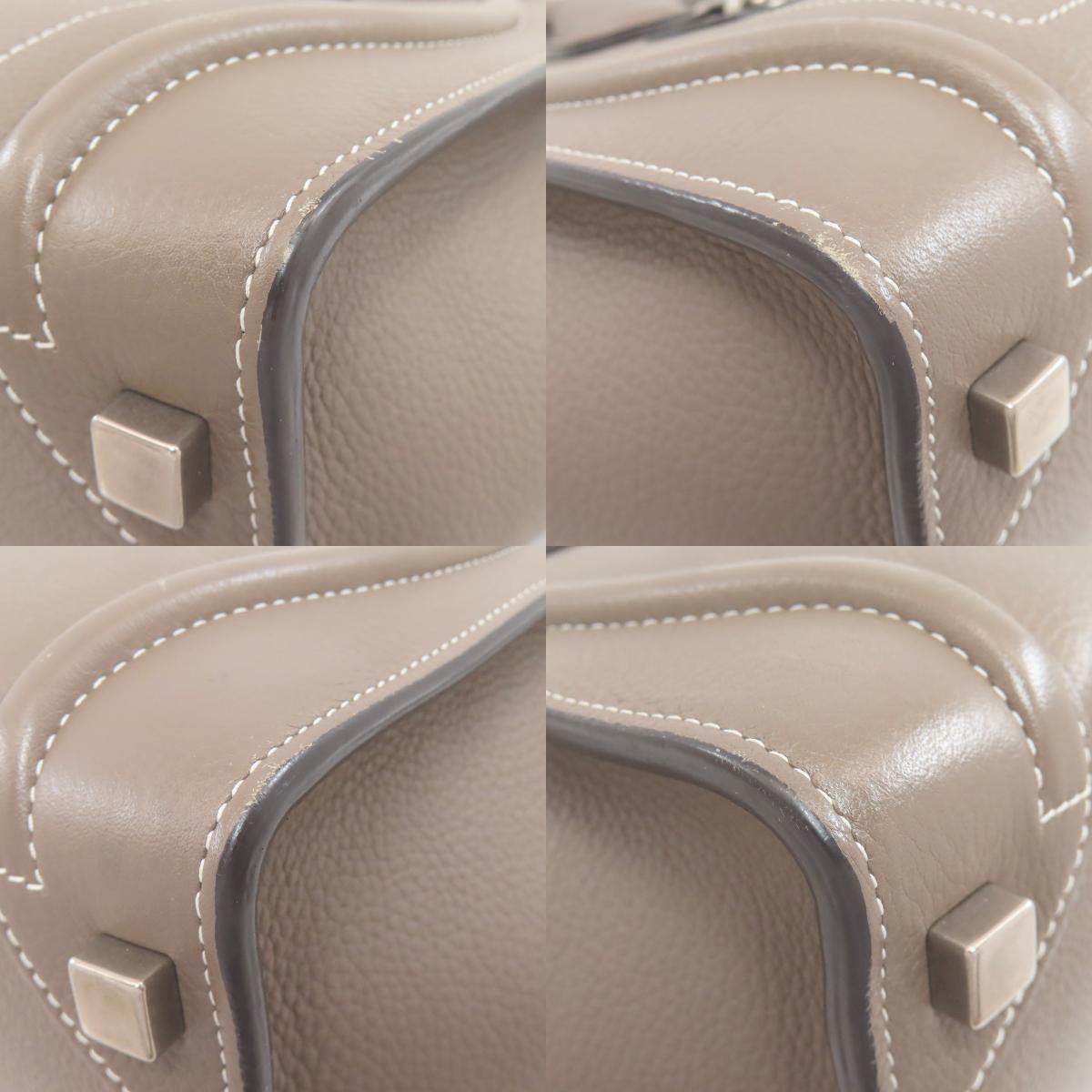 CELINE Luggage micro Handbag Calf Ladies [Used]