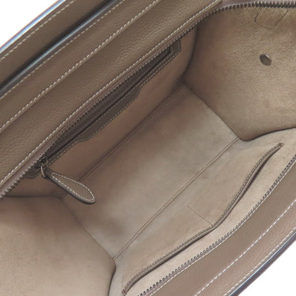 CELINE Luggage micro Handbag Calf Ladies [Used]