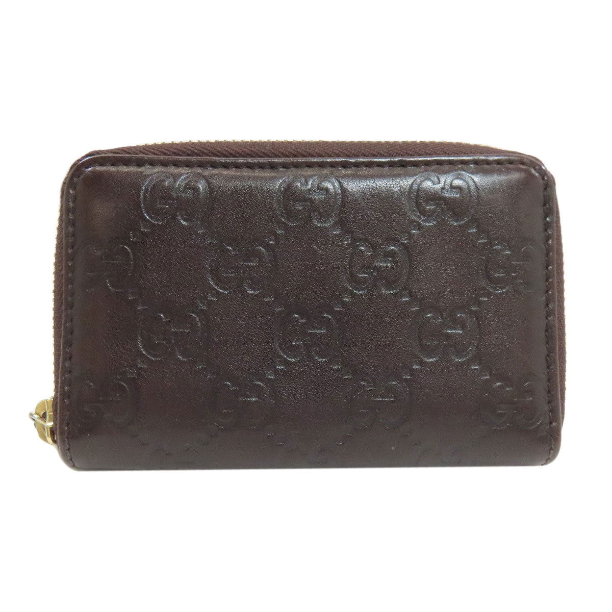 GUCCI 255452 GG Card Case Leather Ladies [Used]