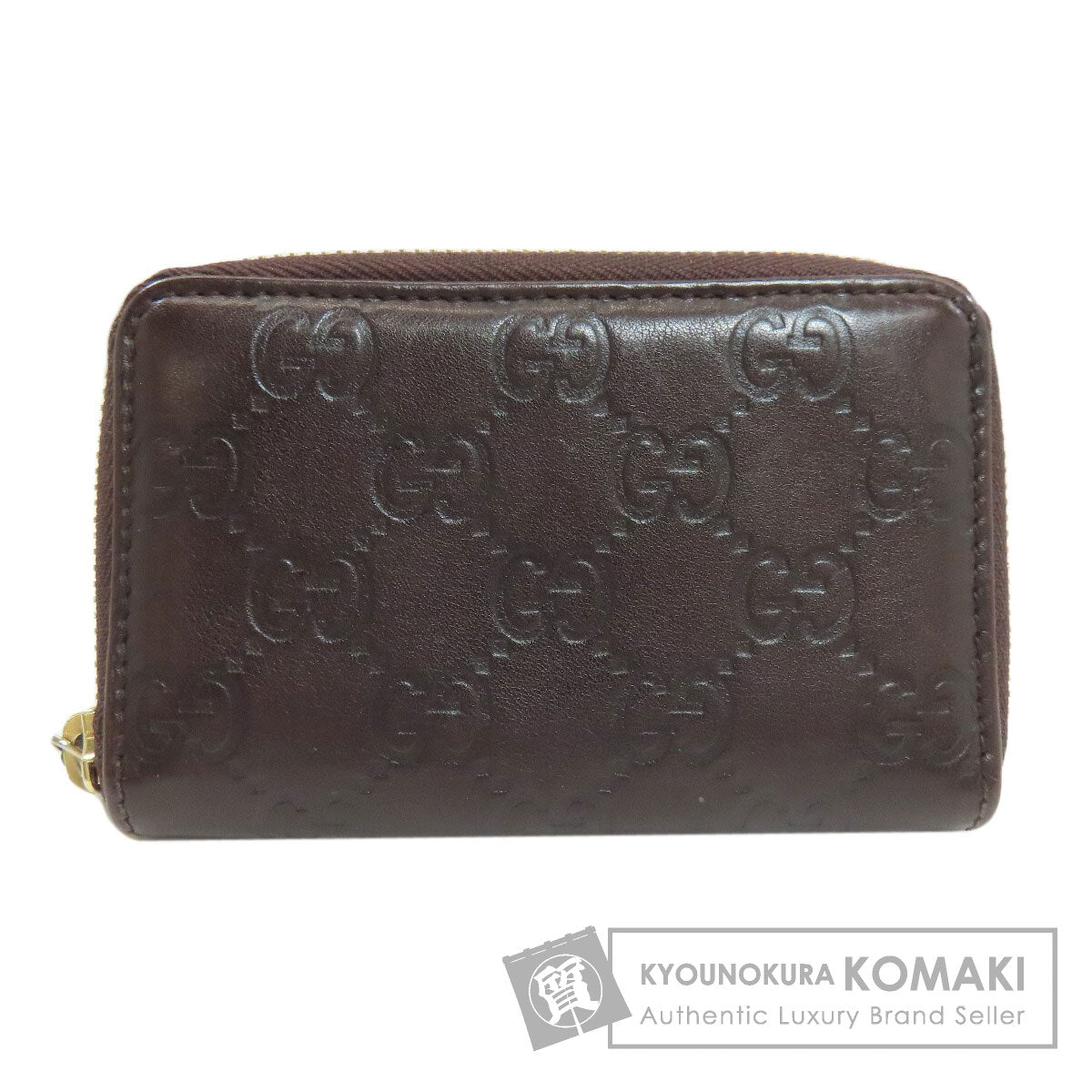 GUCCI 255452 GG Card Case Leather Ladies [Used]