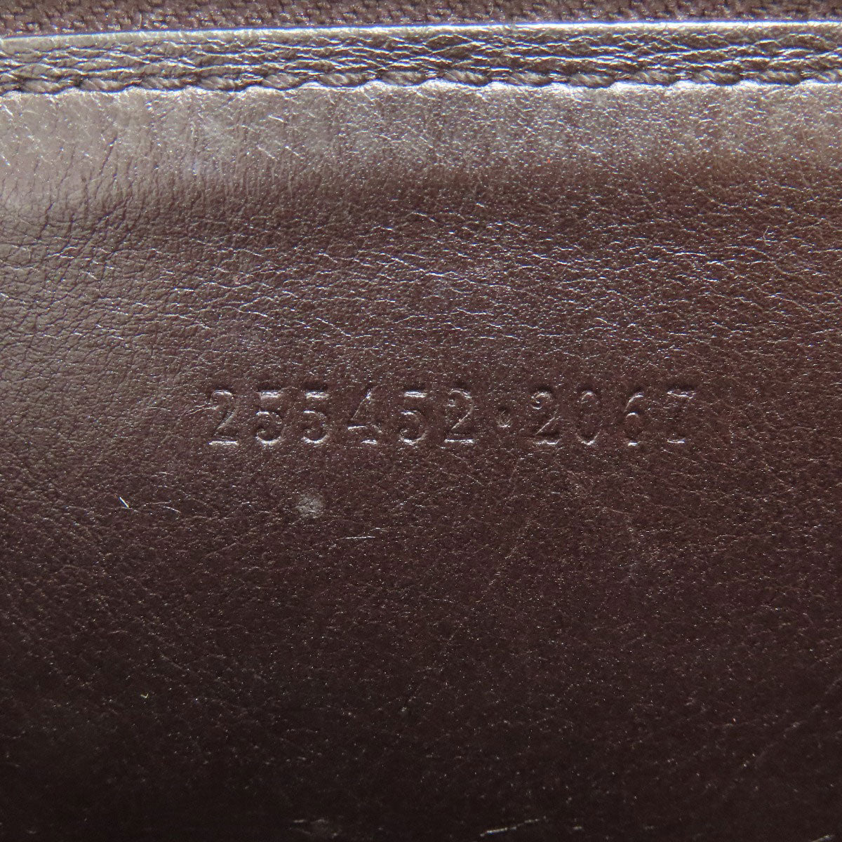 GUCCI 255452 GG Card Case Leather Ladies [Used]