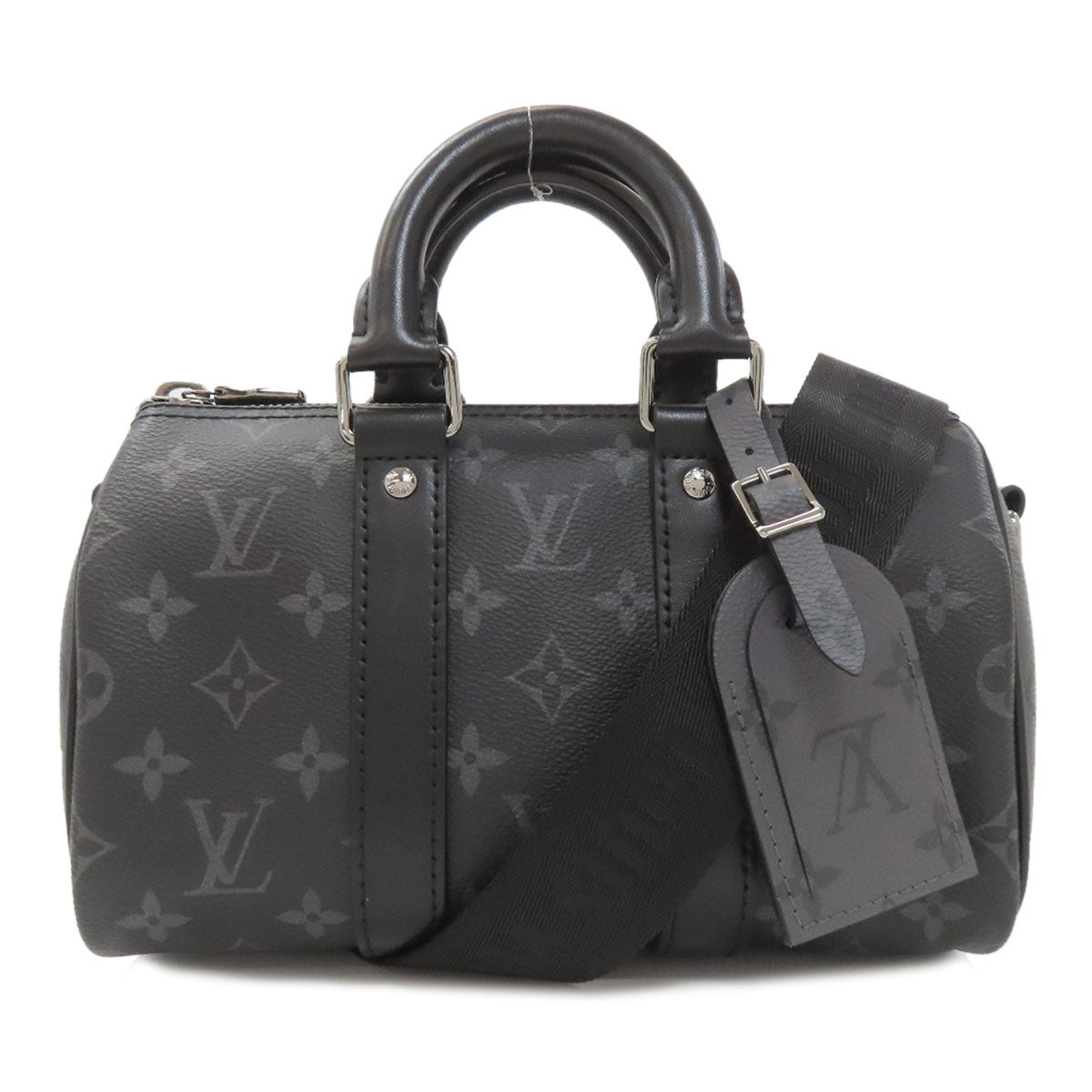 LOUIS VUITTON M46271 Keepall Bandouliere 25 Handbag Monogram Eclipse Monogram Eclipse Reverse Canvasmens [Used]