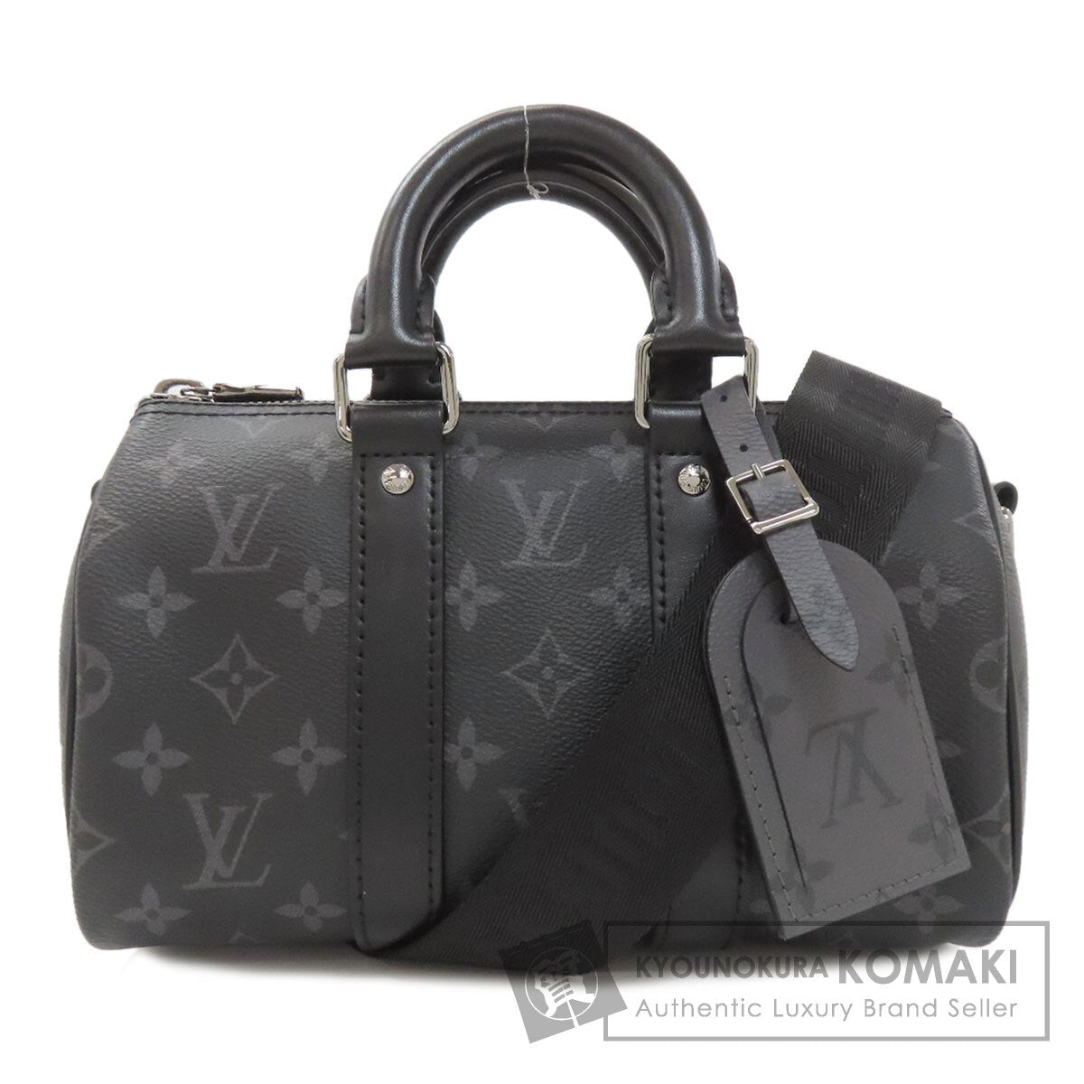 LOUIS VUITTON M46271 Keepall Bandouliere 25 Handbag Monogram Eclipse Monogram Eclipse Reverse Canvasmens [Used]