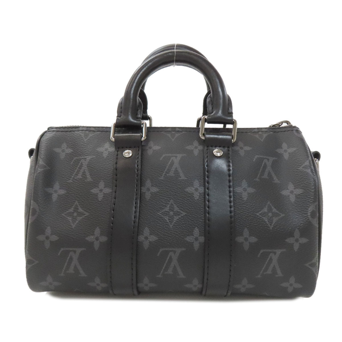 LOUIS VUITTON M46271 Keepall Bandouliere 25 Handbag Monogram Eclipse Monogram Eclipse Reverse Canvasmens [Used]
