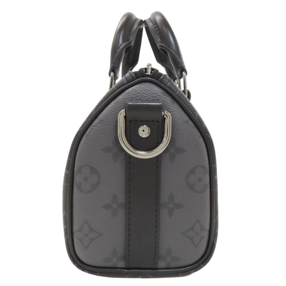 LOUIS VUITTON M46271 Keepall Bandouliere 25 Handbag Monogram Eclipse Monogram Eclipse Reverse Canvasmens [Used]