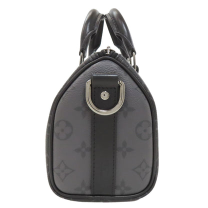 LOUIS VUITTON M46271 Keepall Bandouliere 25 Handbag Monogram Eclipse Monogram Eclipse Reverse Canvasmens [Used]
