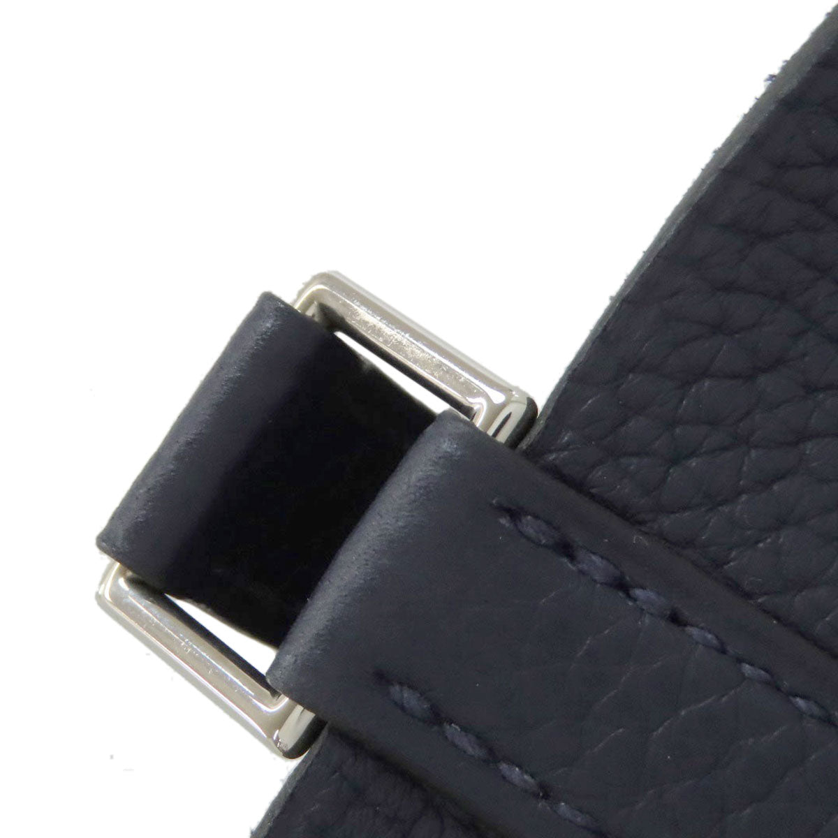 HERMES Picotin Lock MM Blue Nuit SilverHardware Handbag Taurillon Clemence Ladies [Used]