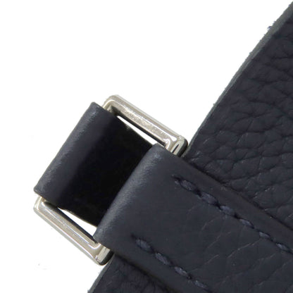 HERMES Picotin Lock MM Blue Nuit SilverHardware Handbag Taurillon Clemence Ladies [Used]