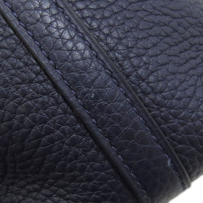 HERMES Picotin Lock MM Blue Nuit SilverHardware Handbag Taurillon Clemence Ladies [Used]