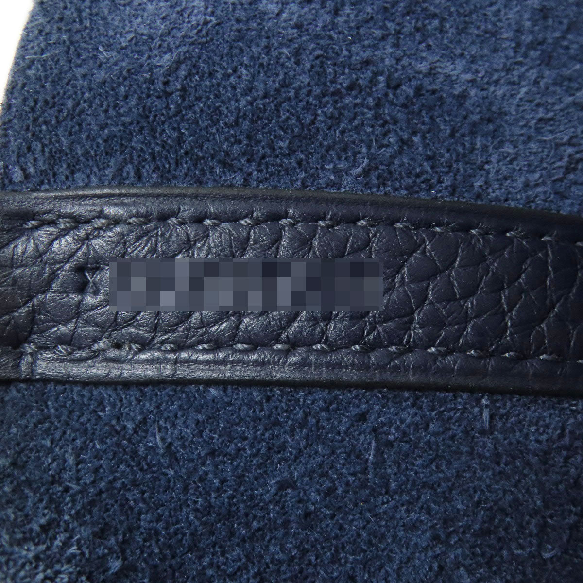 HERMES Picotin Lock MM Blue Nuit SilverHardware Handbag Taurillon Clemence Ladies [Used]