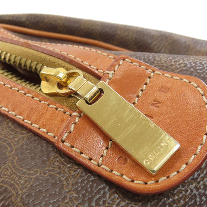 CELINE Macadam pattern Boston bag Leather Ladies [Used]