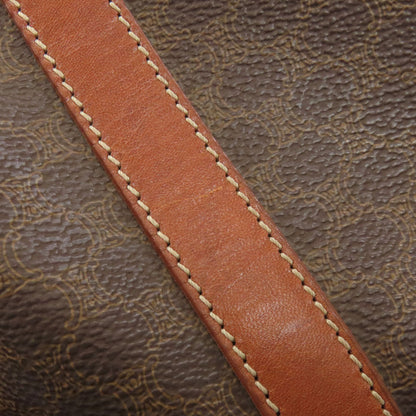 CELINE Macadam pattern Boston bag Leather Ladies [Used]