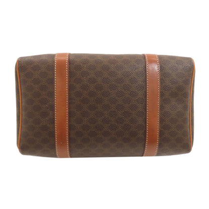 CELINE Macadam pattern Boston bag Leather Ladies [Used]