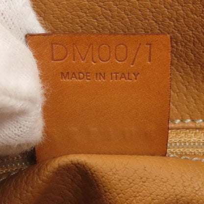 CELINE Macadam pattern Boston bag Leather Ladies [Used]