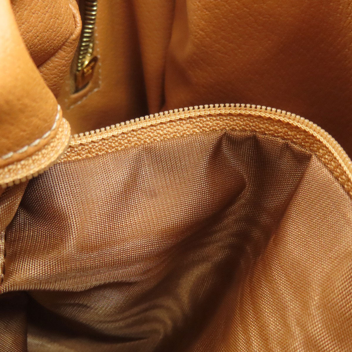 CELINE Macadam pattern Boston bag Leather Ladies [Used]