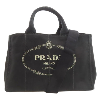 PRADA 1BG642 Canapa 2WAY Handbag Canvas Ladies [Used]