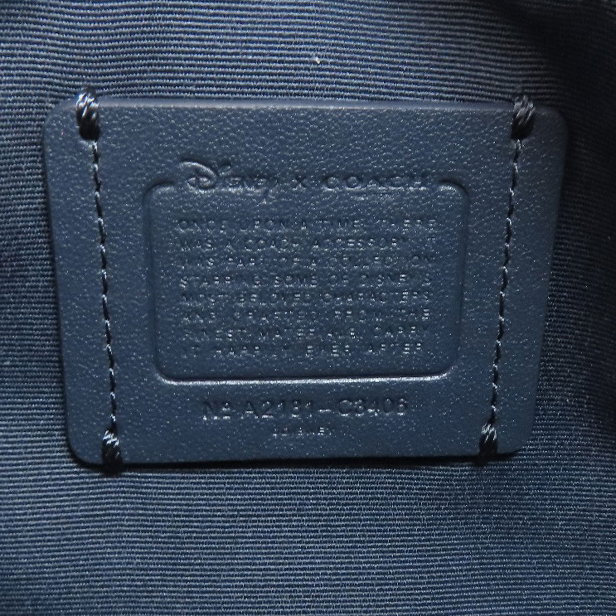 COACH C3406 Disney collaboration Shoulder Bag Leather Ladies [Used]