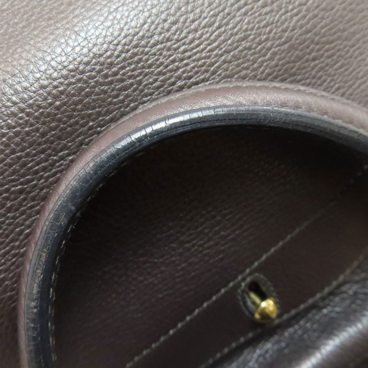 YVES SAINT LAURENT 229680 Muse toe Handbag Leather Ladies [Used]