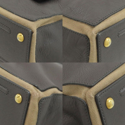 YVES SAINT LAURENT 229680 Muse toe Handbag Leather Ladies [Used]