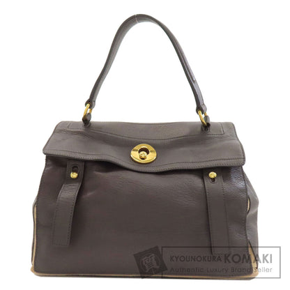 YVES SAINT LAURENT 229680 Muse toe Handbag Leather Ladies [Used]