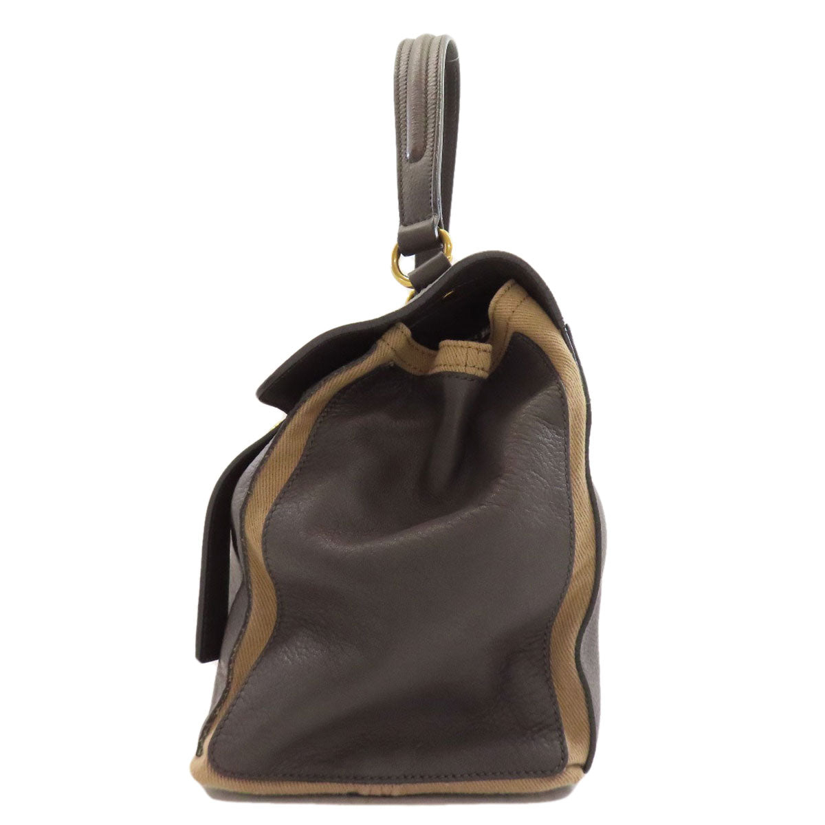 YVES SAINT LAURENT 229680 Muse toe Handbag Leather Ladies [Used]