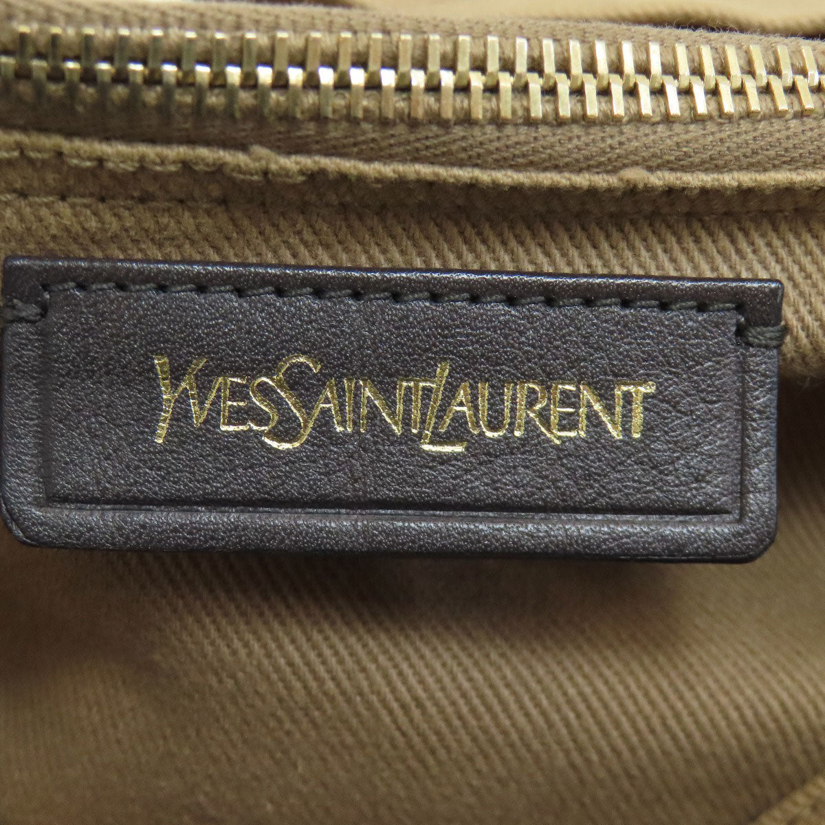 YVES SAINT LAURENT 229680 Muse toe Handbag Leather Ladies [Used]