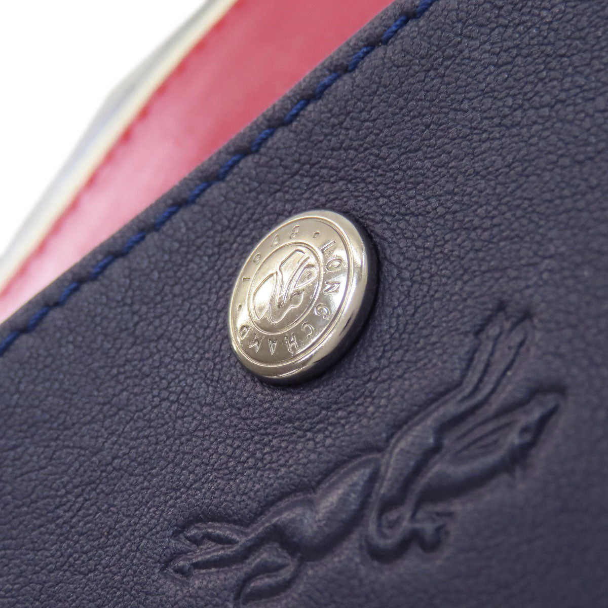 Longchamp Le Pliage cuir Handbag Calf Ladies [Used]