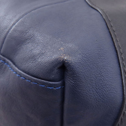 Longchamp Le Pliage cuir Handbag Calf Ladies [Used]