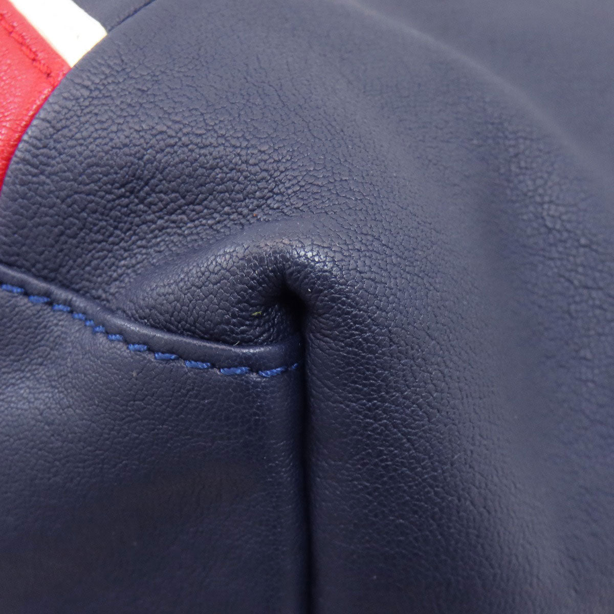 Longchamp Le Pliage cuir Handbag Calf Ladies [Used]