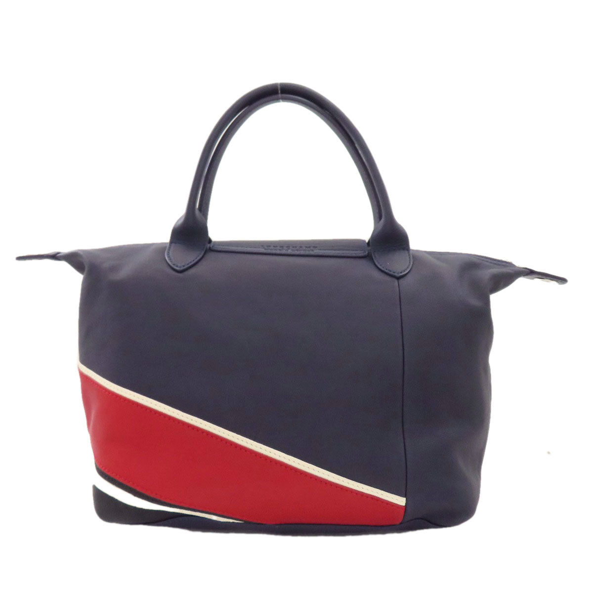 Longchamp Le Pliage cuir Handbag Calf Ladies [Used]