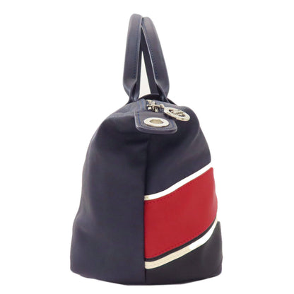 Longchamp Le Pliage cuir Handbag Calf Ladies [Used]