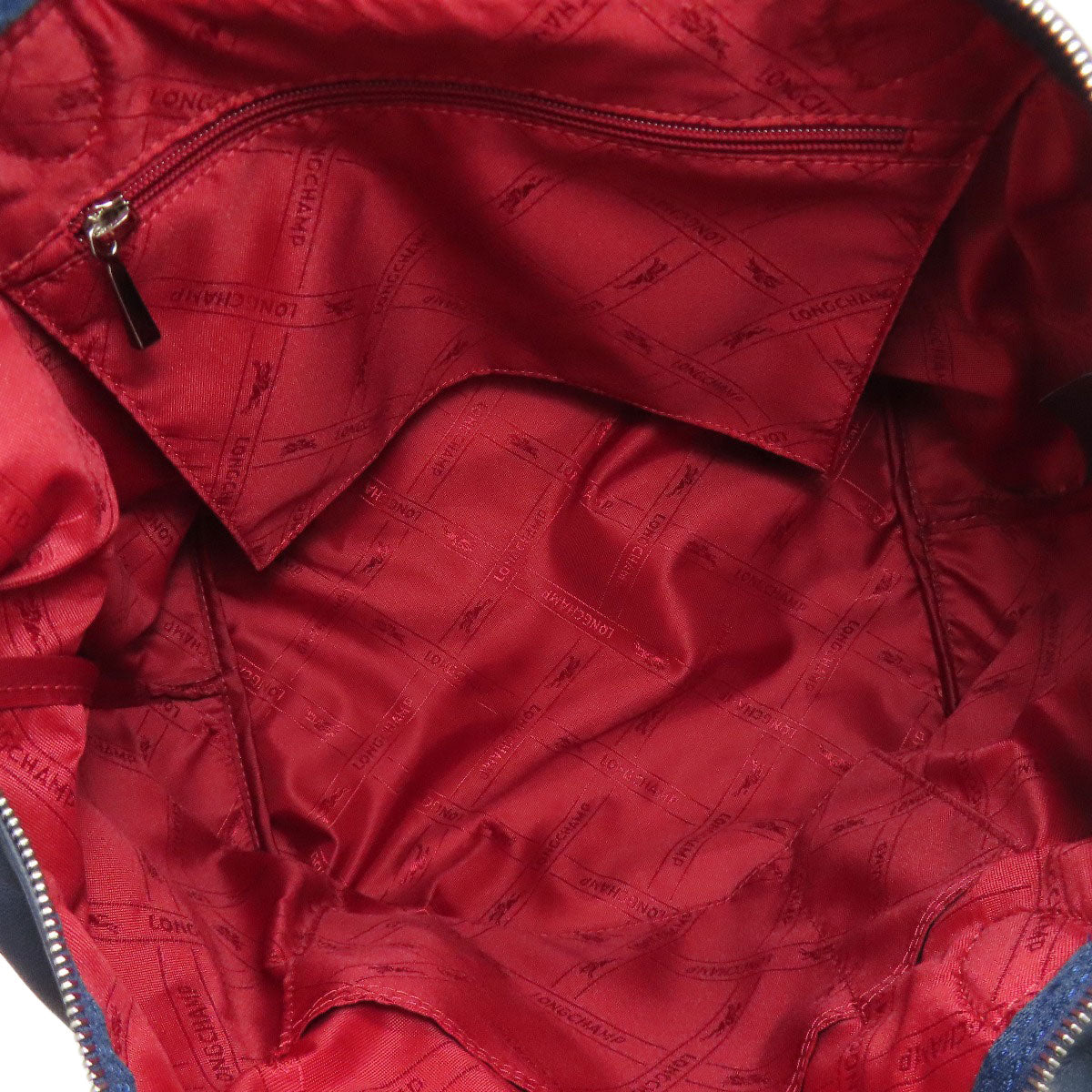 Longchamp Le Pliage cuir Handbag Calf Ladies [Used]