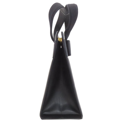 Salvatore Ferragamo Vala Ribbon 2WAY Handbag Leather Ladies [Used]