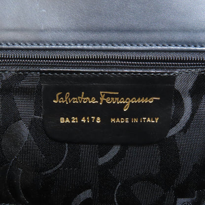 Salvatore Ferragamo Vala Ribbon 2WAY Handbag Leather Ladies [Used]