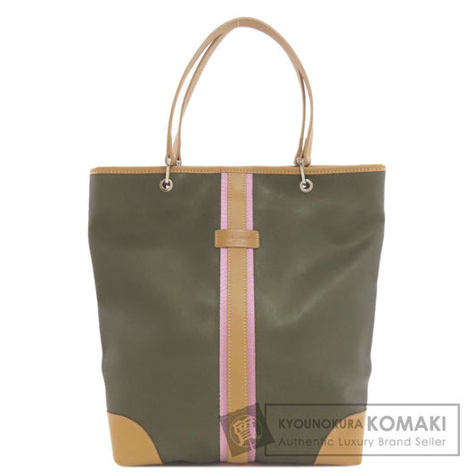 Longchamp logo Tote Bag PVC Ladies [Used]