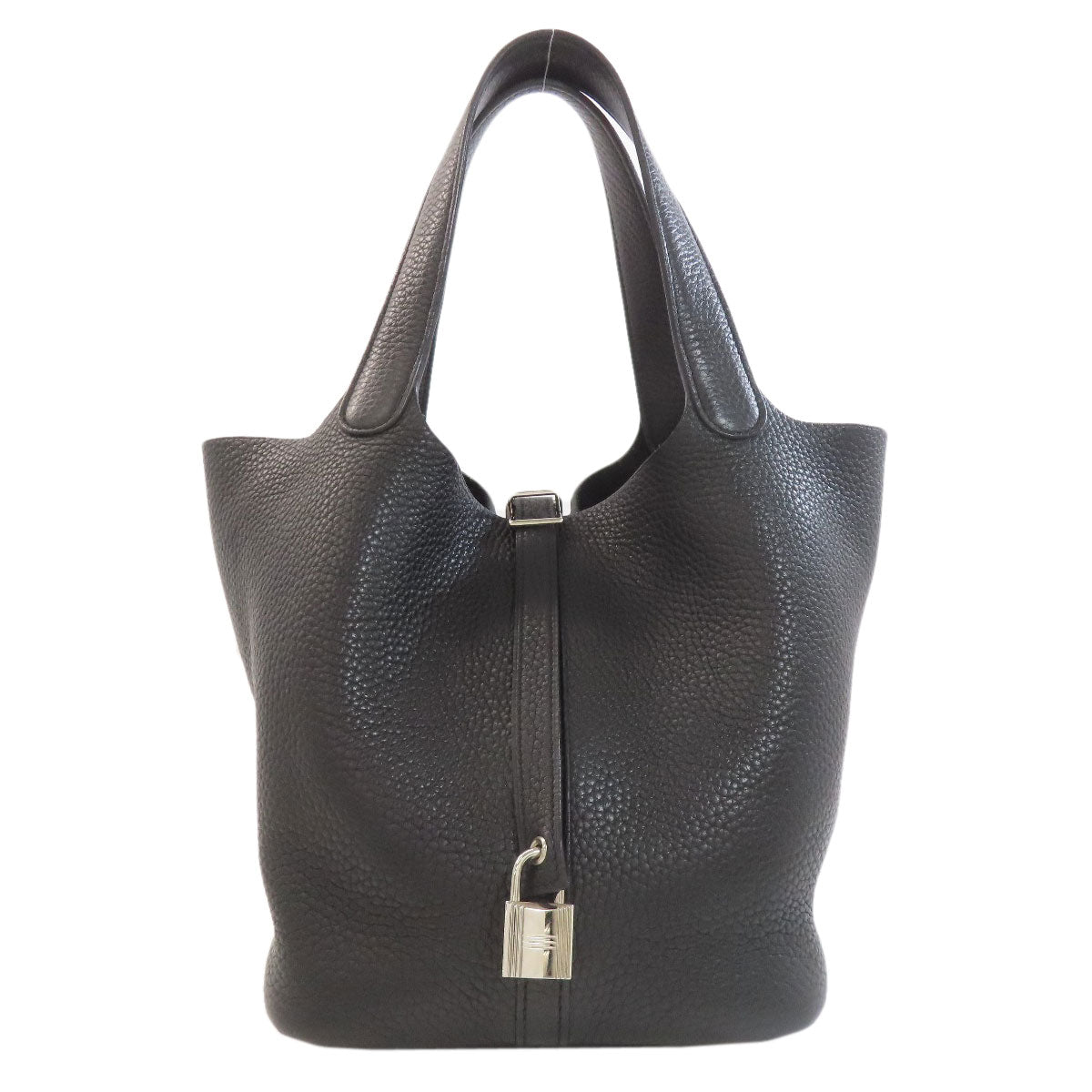 HERMES Picotin Lock MM SilverHardware Handbag Taurillon Clemence Ladies [Used]