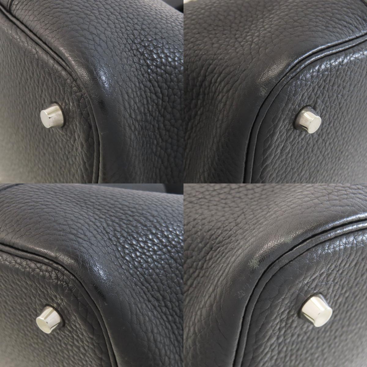 HERMES Picotin Lock MM SilverHardware Handbag Taurillon Clemence Ladies [Used]